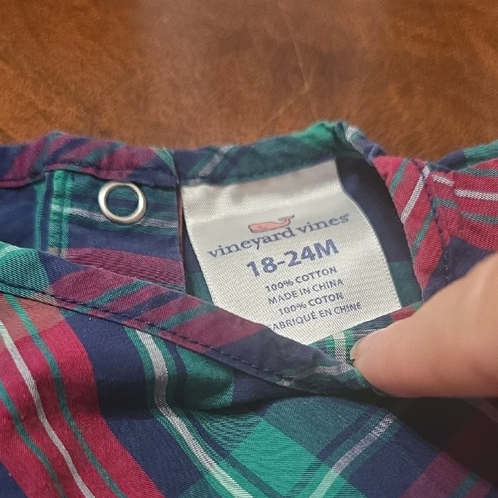 Vineyard Vines charming plaid